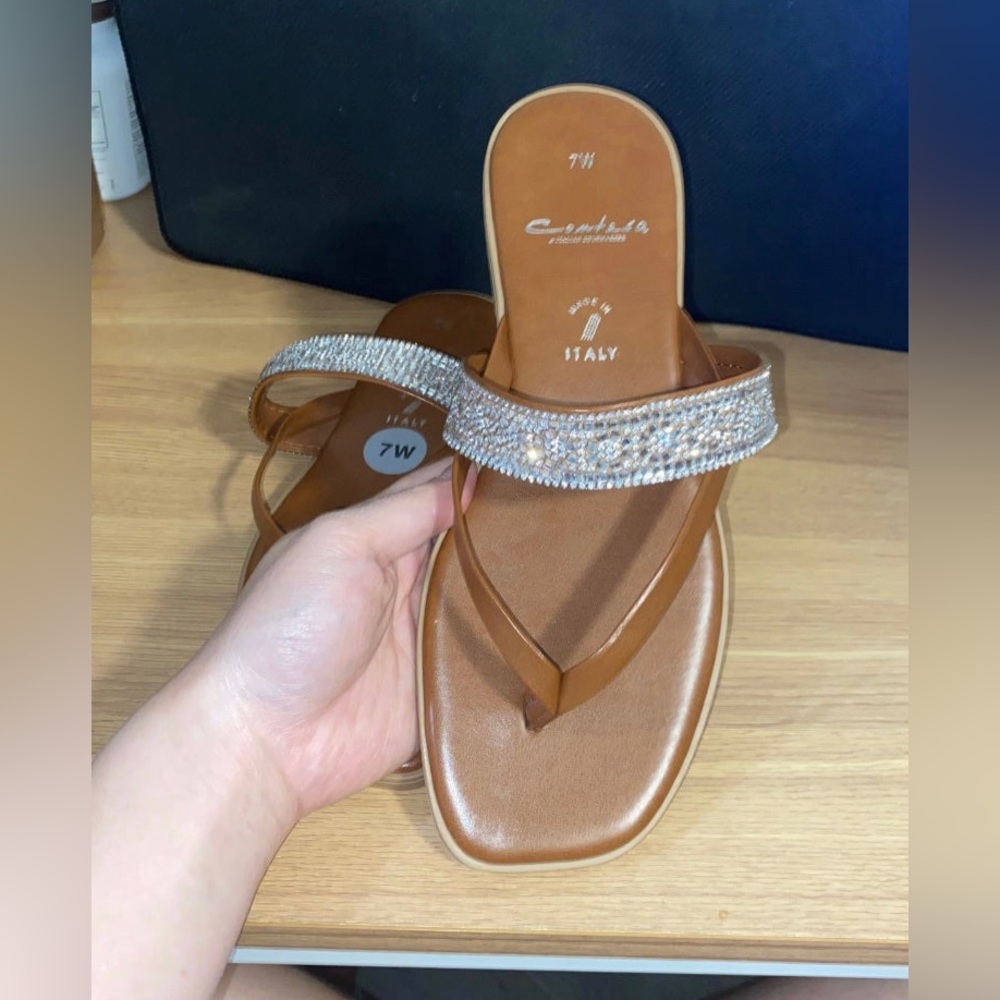 Wide size 7 sandals